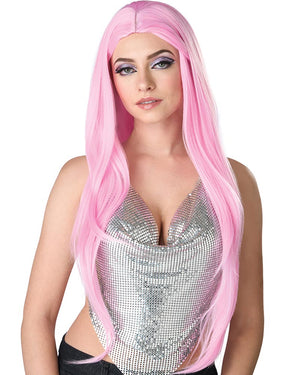 Extra Long Pink Wig