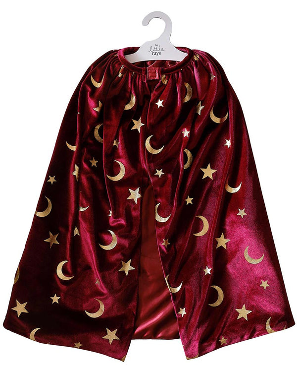 Velvet Burgundy Magician Cape