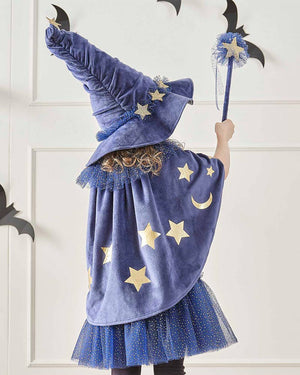 Velvet Sparkle Navy Wizard Tutu Kids 3-5 Years