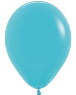 Fashion Caribbean Blue 30cm Latex Balloons Pack of 50