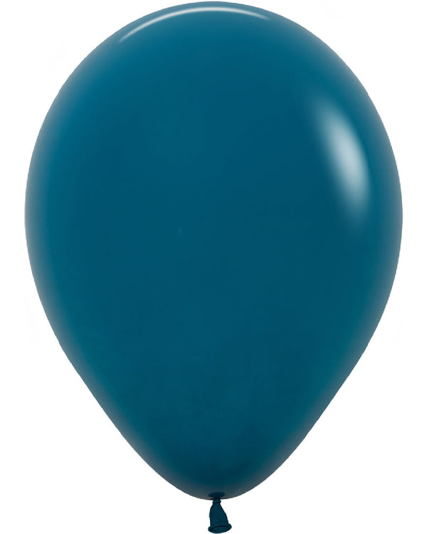 Fashion Deep Teal 12cm Latex Balloons Pack of 50