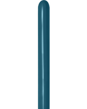 Fashion Deep Teal 260T Latex Modelling Balloons Pack of 100