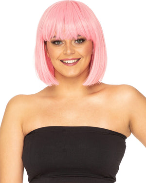 Fashion Deluxe Musk Stick Pink Bob Wig