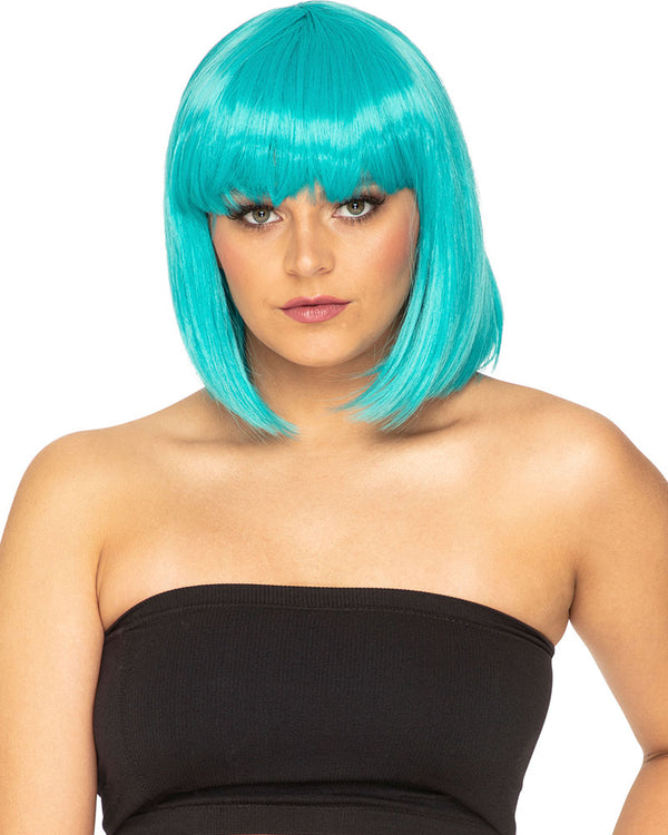 Fashion Deluxe True Teal Bob Wig