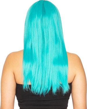 Fashion Deluxe True Teal Long Wig