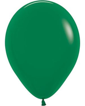 Fashion Forest Green 30cm Latex Balloons Pack of 50