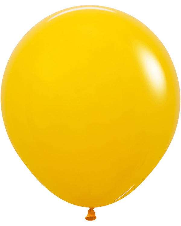 Fashion Honey Yellow 45cm Latex Balloons Pack of 25