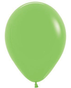 Fashion Lime Green 30cm Latex Balloons Pack of 50