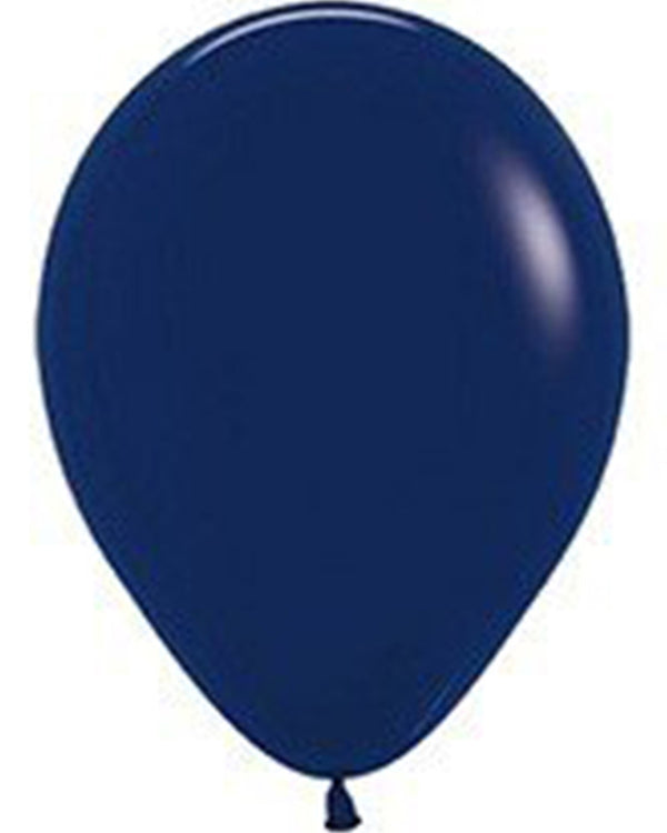 Fashion Navy Blue 30cm Latex Balloons Pack of 50