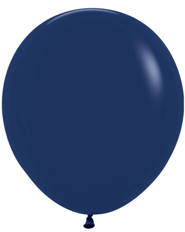 Fashion Navy Blue 45cm Latex Balloons Pack of 6