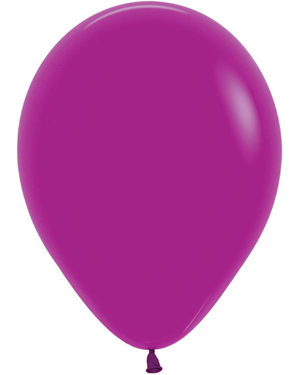 Fashion Purple Orchid 30cm Latex Balloons Pack of 25