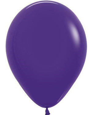 Fashion Purple Violet 30cm Latex Balloons Pack of 50