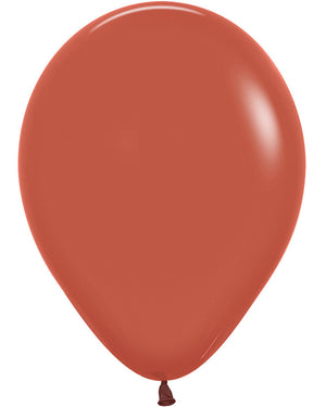 Fashion Terracotta 30cm Latex Balloons Pack of 50