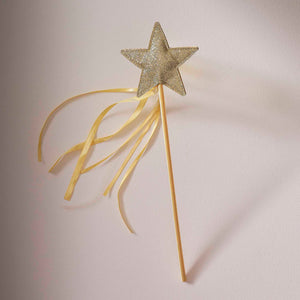 Fancy Dress Gold Star Fairy Wand