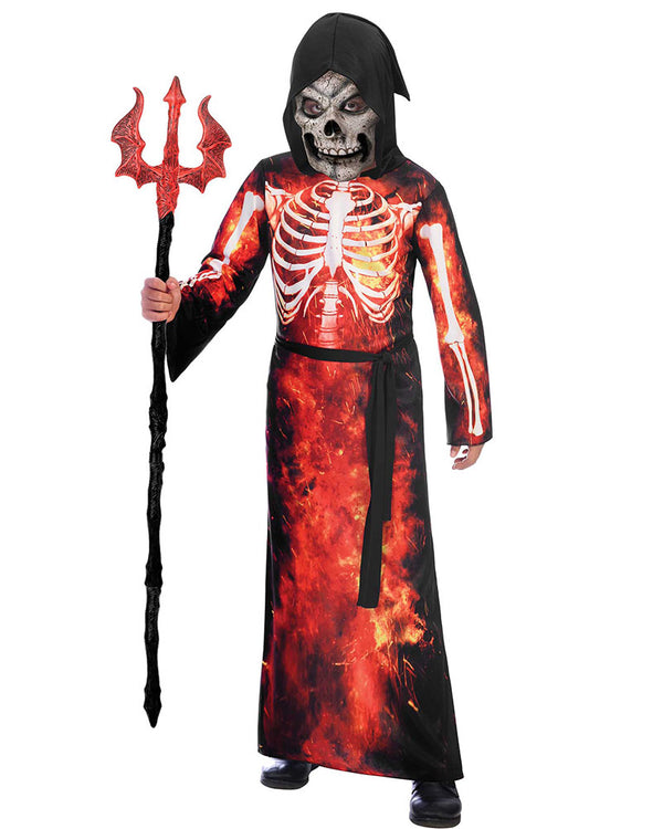 Fire Reaper Kids Costume 6-8 Years