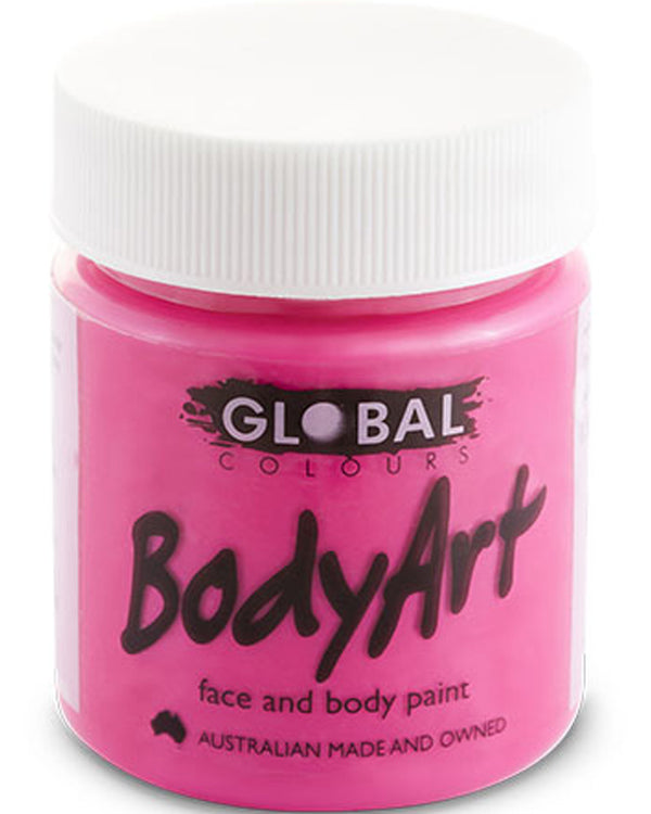 Fluro Pink Face and Body Paint Tub 45ml