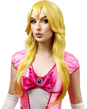 Premium Fruity Princess Long Yellow Wig