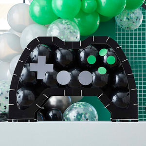 Game Controller Balloon Mosaic Controller Shaped with Balloons & Customisable Buttons Black, Green & Grey Pack of 79