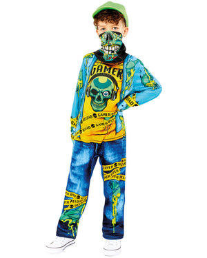 Gaming Zombie Boys Costume