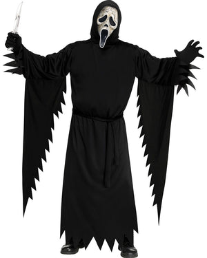 Scream Ghost Face Aged Adults Costume Bundle