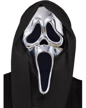 Scream Ghost Face Chrome Mask