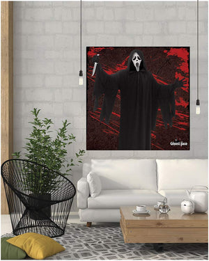 Scream Ghost Face Backdrop 1.5m