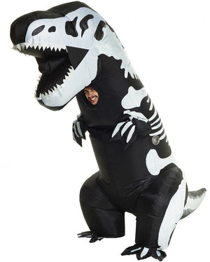 Giant Skeleton T Rex Inflatable Adult Costume