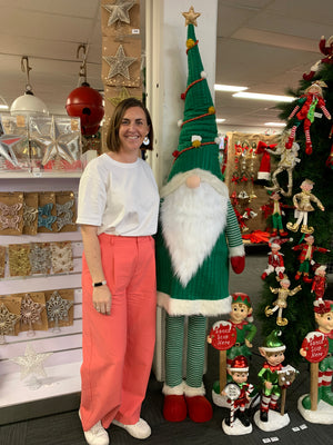 Giant Wobble Santa Gnome Christmas Decoration 2.2m
