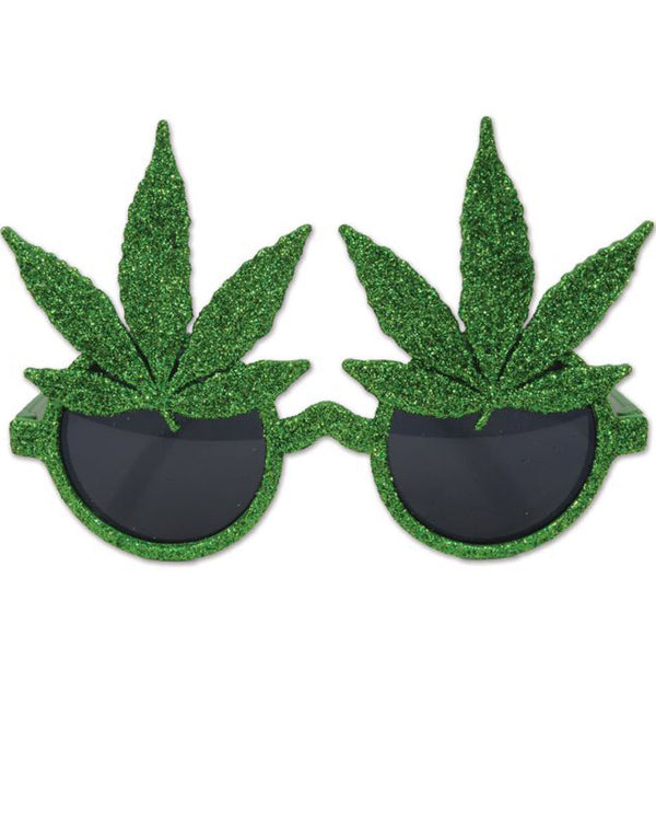 Glitter Weed Glasses