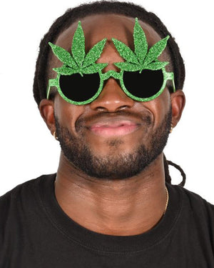 Glitter Weed Glasses