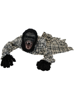 Gorilla with Light Up Eyes Animatronic 1.3m