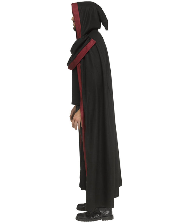 Goth Lord Hooded Mens Cloak