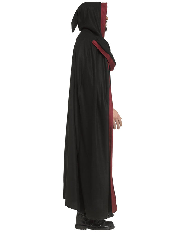 Goth Lord Hooded Mens Cloak