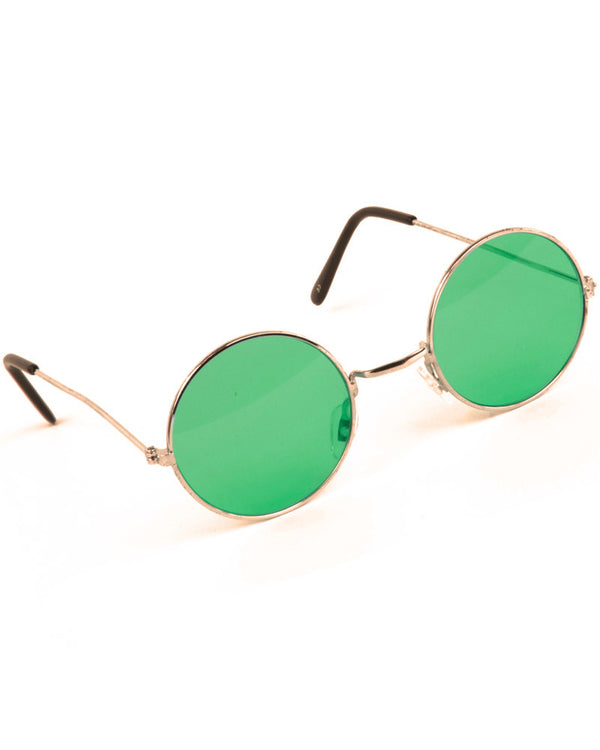 Green 1960s Lennon Glasses