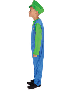 Green Plumber Boys Costume