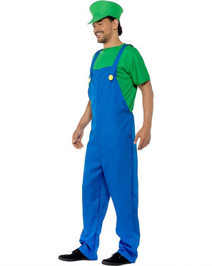 Green Plumber Guy Mens Costume