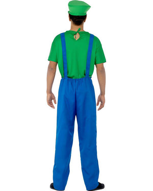 Green Plumber Guy Mens Costume