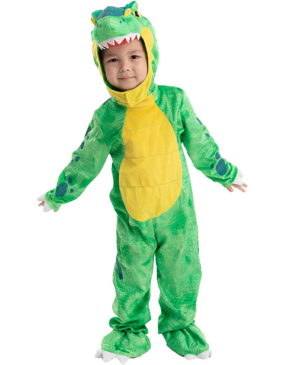 Green T Rex with Plush Egg Toddler Costume