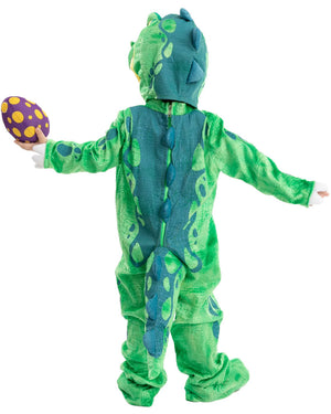 Green T Rex with Plush Egg Toddler Costume