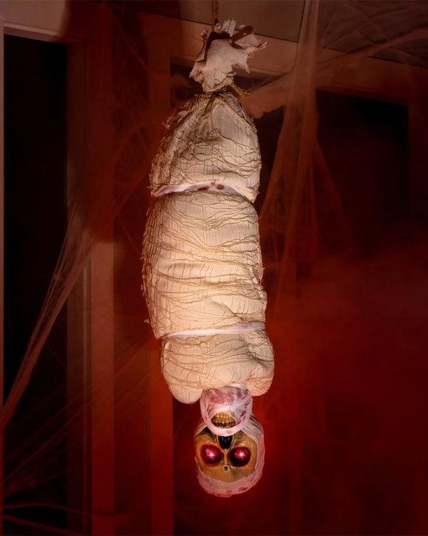 Light Up Hanging Cocoon Corpse Animatronic 89cm