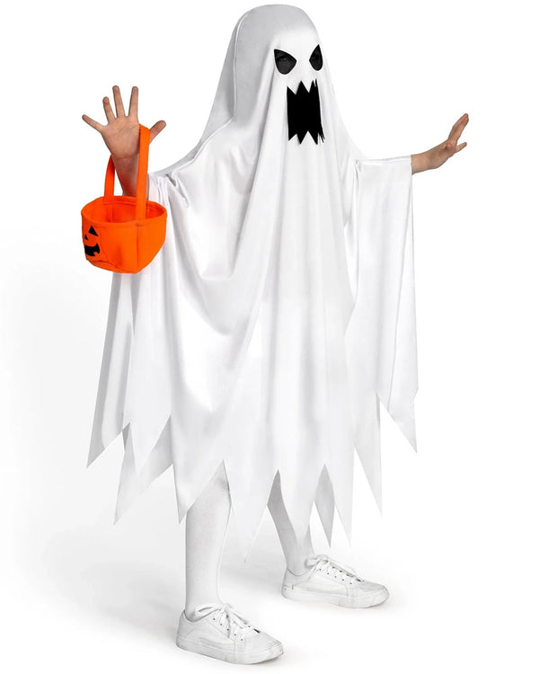 Grumpy Ghost Trick or Treat Kids Costume