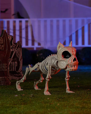 Halloween Poseable Dog Skeleton 40cm