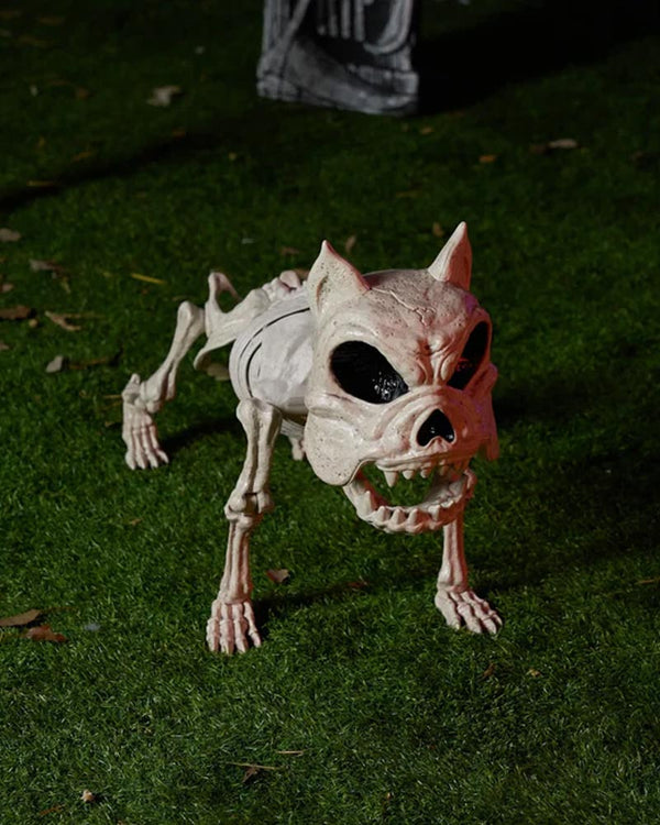 Halloween Poseable Dog Skeleton 40cm