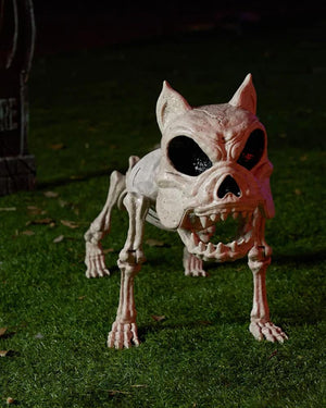 Halloween Poseable Dog Skeleton 40cm