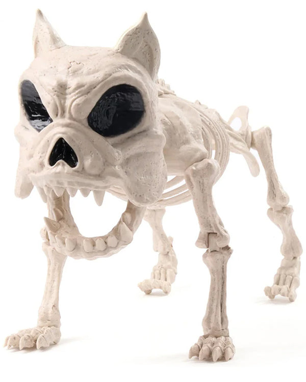 Halloween Poseable Dog Skeleton 40cm