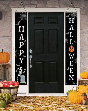 Happy Halloween Home Door Banners Pack of 2