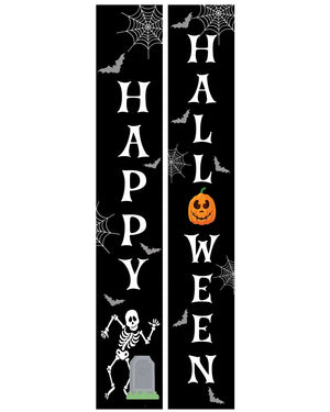 Happy Halloween Home Door Banners Pack of 2