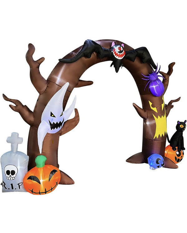 Haunted Forest Halloween Arch Lawn Inflatable 3.4m