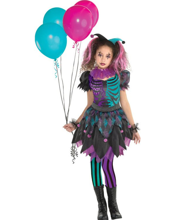 Haunted Harlequin Girls Halloween Costume