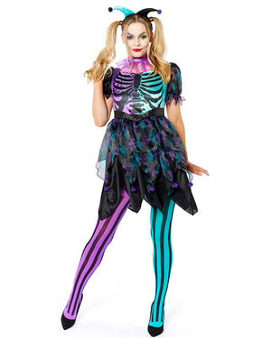 Haunted Harlequin Womens Costume